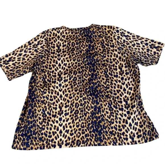 ASOS Maternity Leopard Scuba Top • Size 14 - Picture 2 of 4